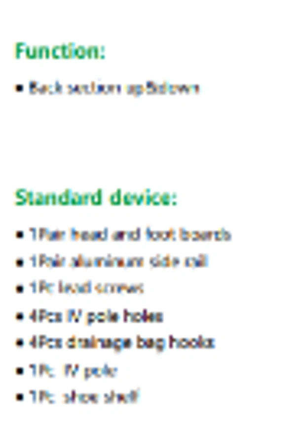 Vin Win 1 Function manual Bed